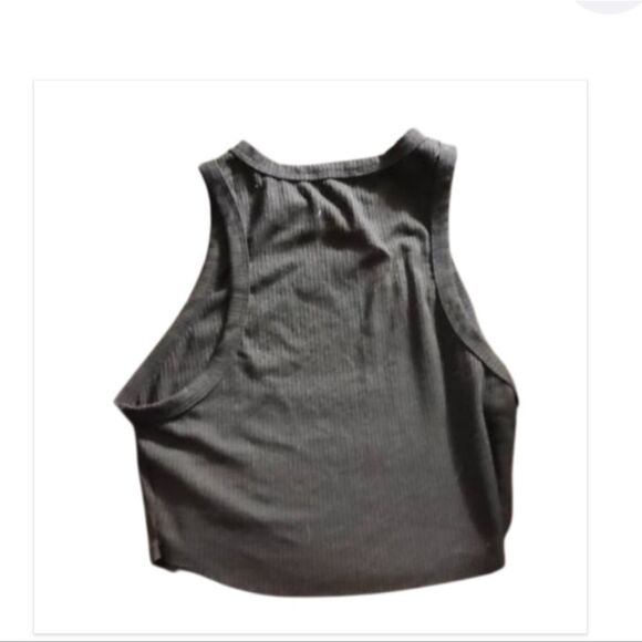 Pretty garbage Black Knit Crop Top - Picture 4 of 4